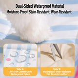 Foldable Cotton Pet Bed with Bolster Sides for Dogs and Cats