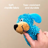 Squeaky Fleece Mop Dog Toy