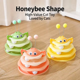 Interactive Cat Spinning Track Ball Toy