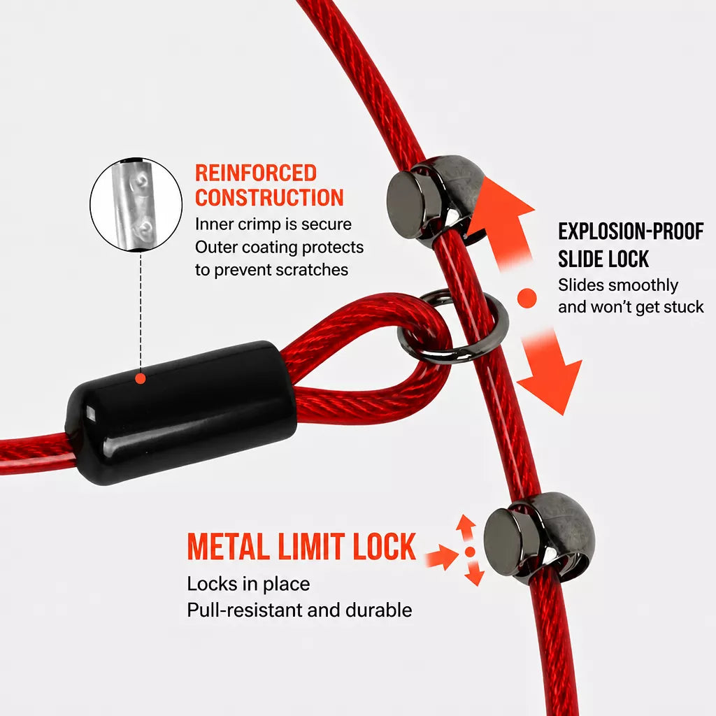 Steel Wire Dog Training Leash