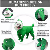 Four-Leg Waterproof Raincoat for Small Dogs