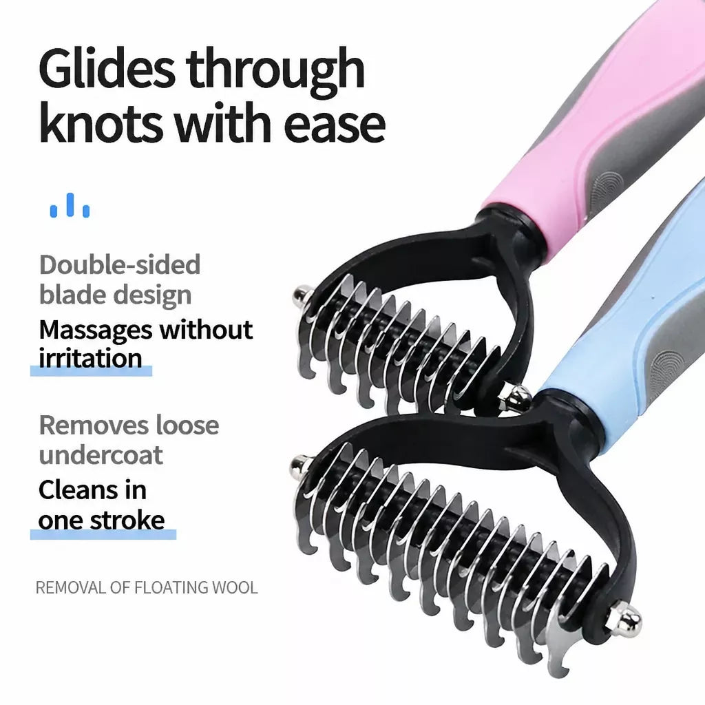 Undercoat Deshedding Comb for Dogs and Cats