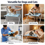 Foldable Pet Grooming Stand with Restraint Strap