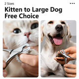 Stainless Steel Nail Clippers for Cats and Medium to Large Dogs