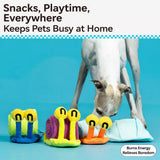 Snail Snuffle Squeaky Dog Toy