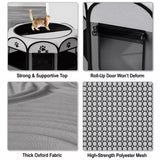 Foldable Enclosed Pet Bed for Cats and Dogs