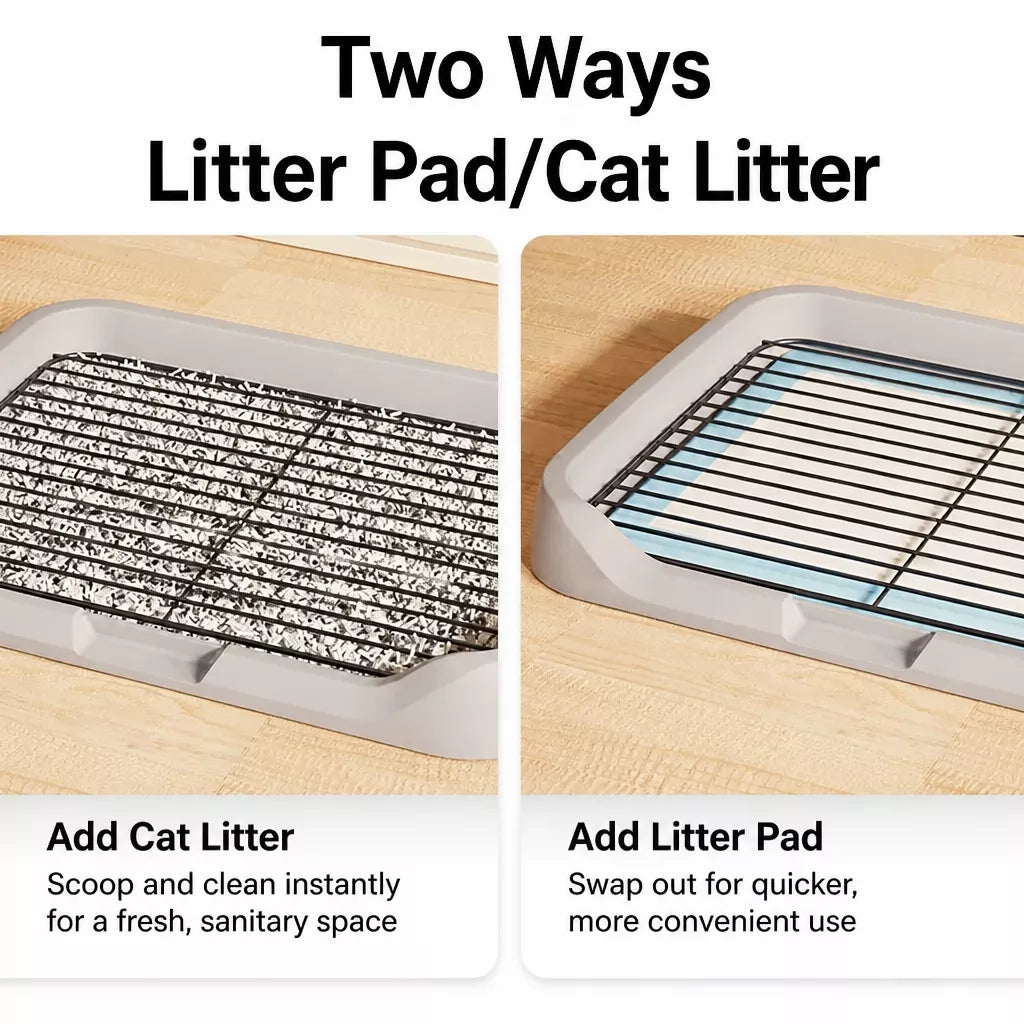 Plastic Dog Potty Training Tray