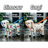 Full-Coverage Waterproof Raincoat for Small Dogs