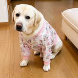 Lightweight Dog Jacket with Elbow and Knee Sleeves for Large Dogs