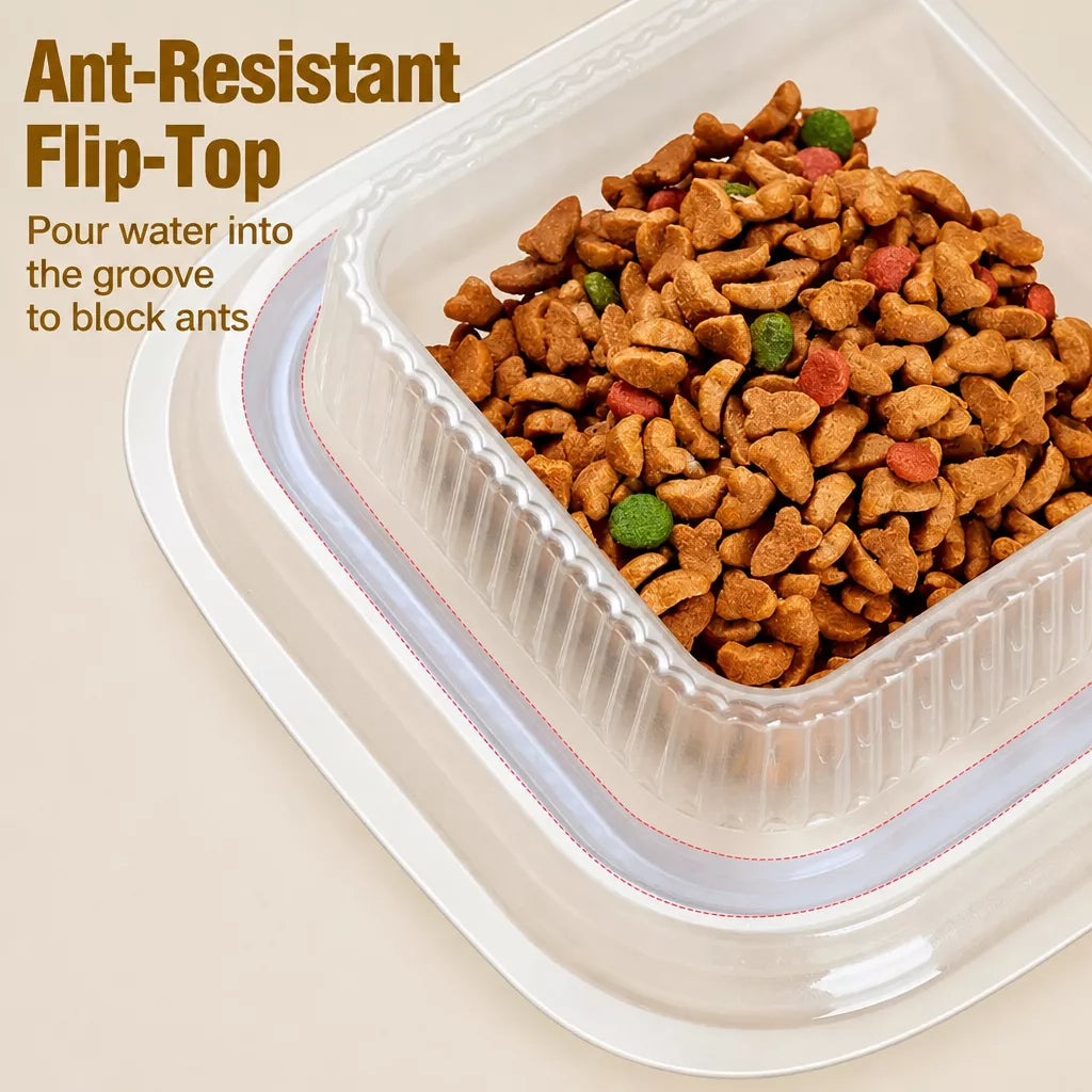 Disposable Cat Bowls for Food and Water, Single-Use Feeding Dishes
