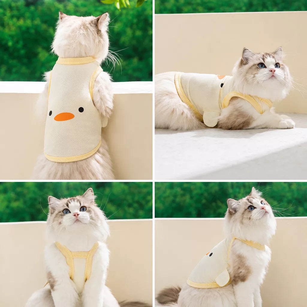 Polyester Sleeveless Vest for Cats