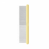 3-Piece Stainless Steel Pet Grooming Comb Set with Plastic Handles