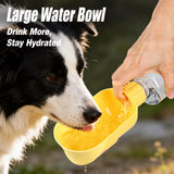 Portable Foldable Dog Water Bottle for Walks and Travel