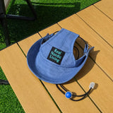 Canvas Outdoor Hat for Dogs and Cats