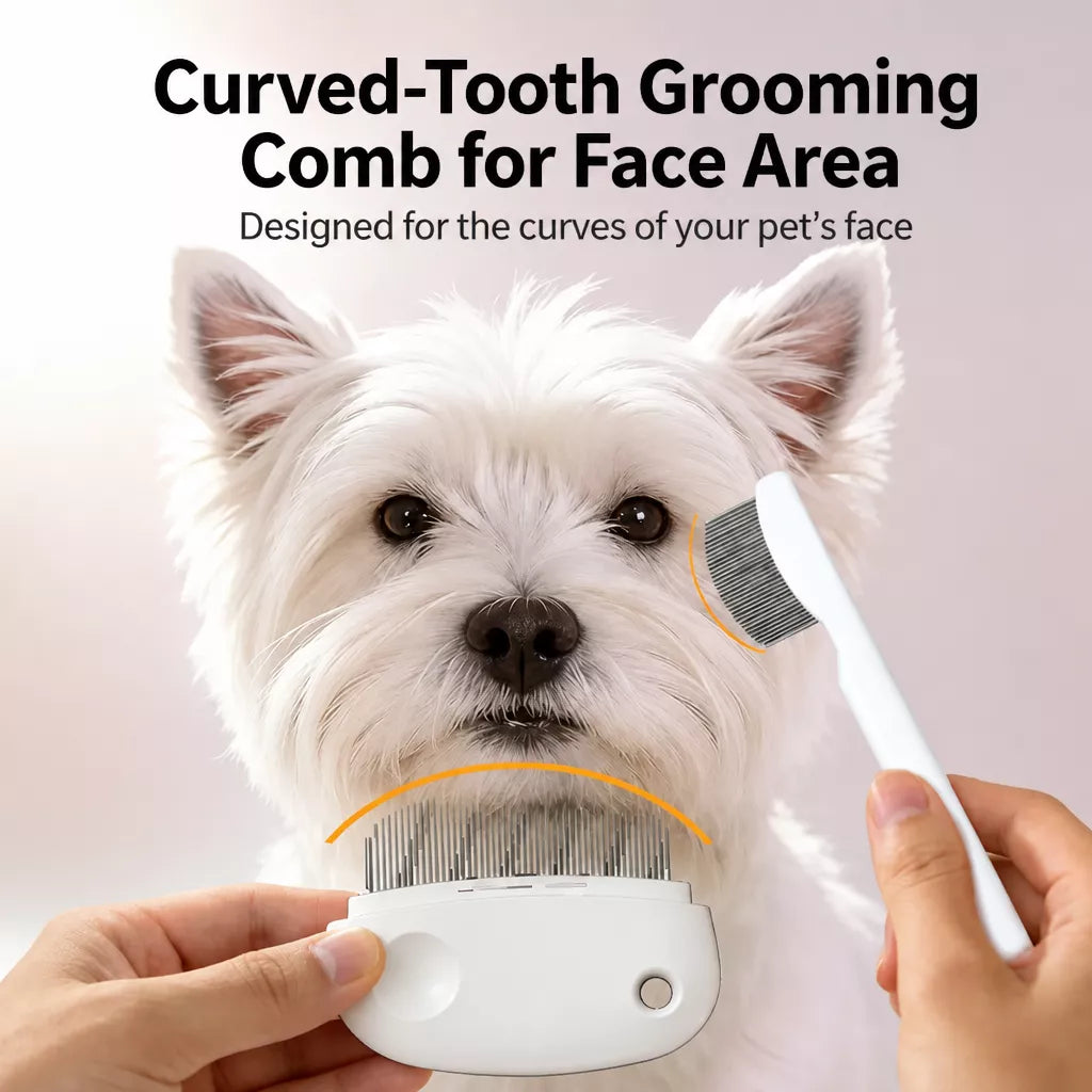 Pet Face & Tear Stain Grooming Comb