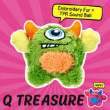 Monster Dragon Egg Squeaky Plush Dog Toy for Small & Medium Dogs