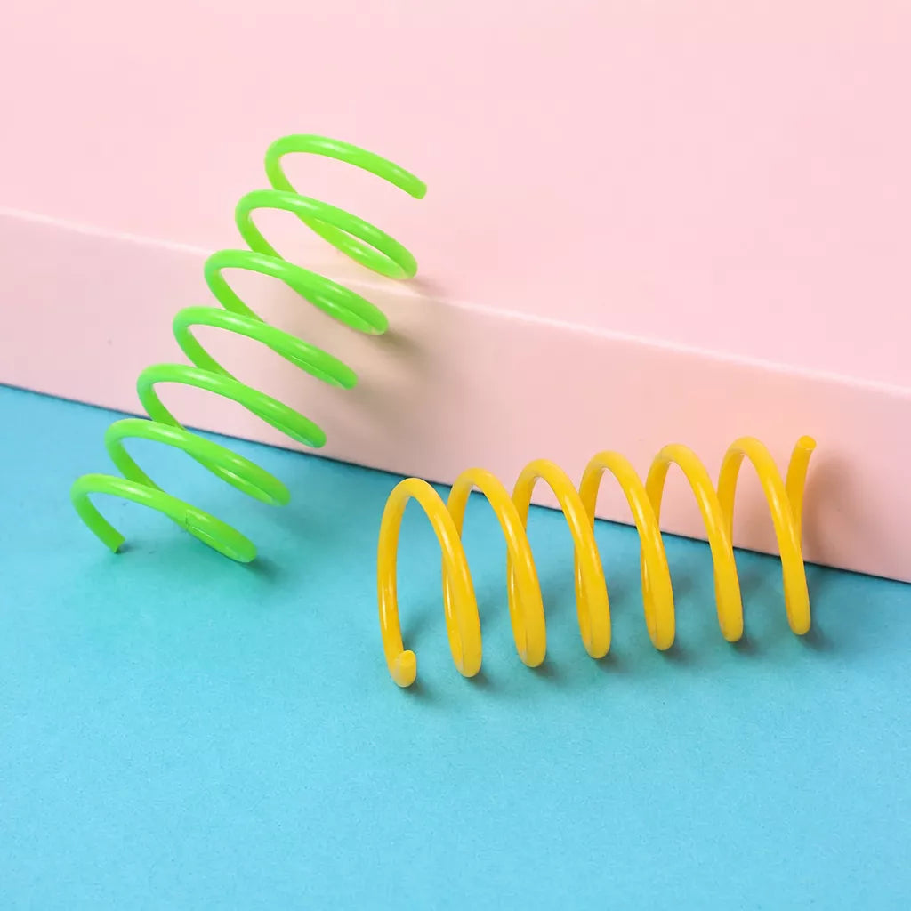 Plastic Spring Cat Toy