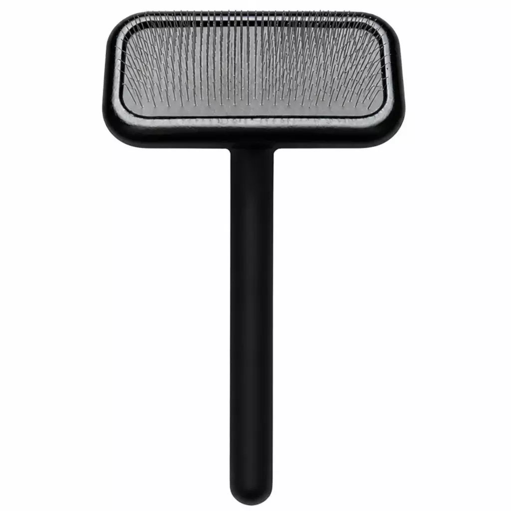 Cushion-Backed Wood-Handle Pin Brush for Cats and Dogs