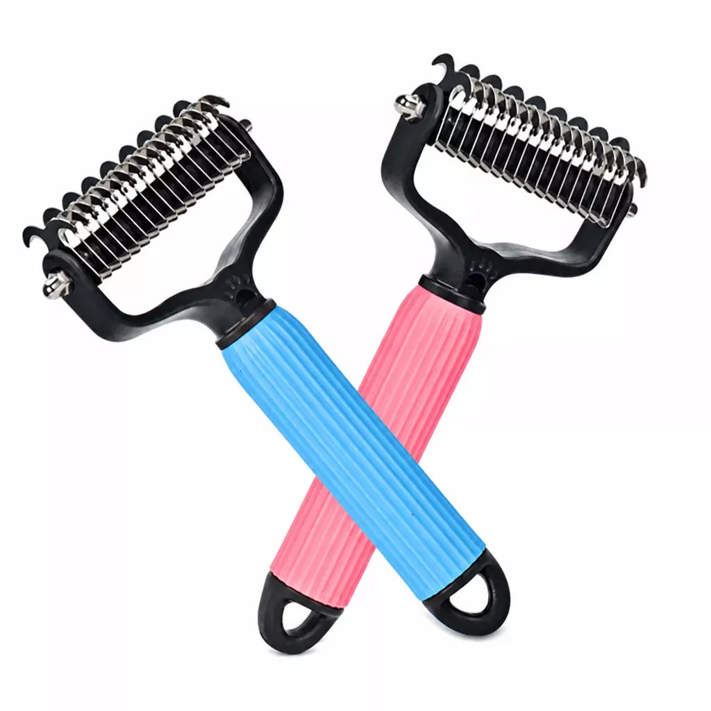 Pet Detangling and Deshedding Comb for Dogs and Cats