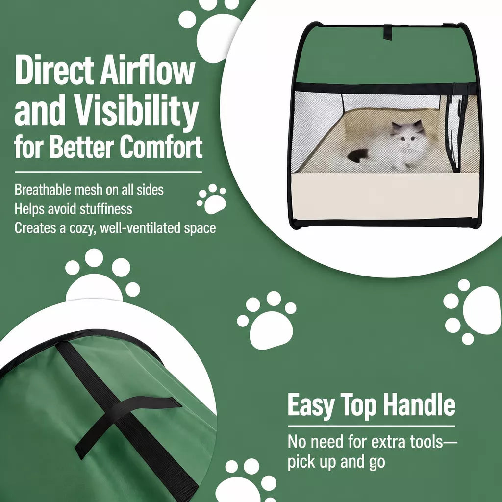 Portable Foldable Pet Tent Bed for Cats and Small Dogs