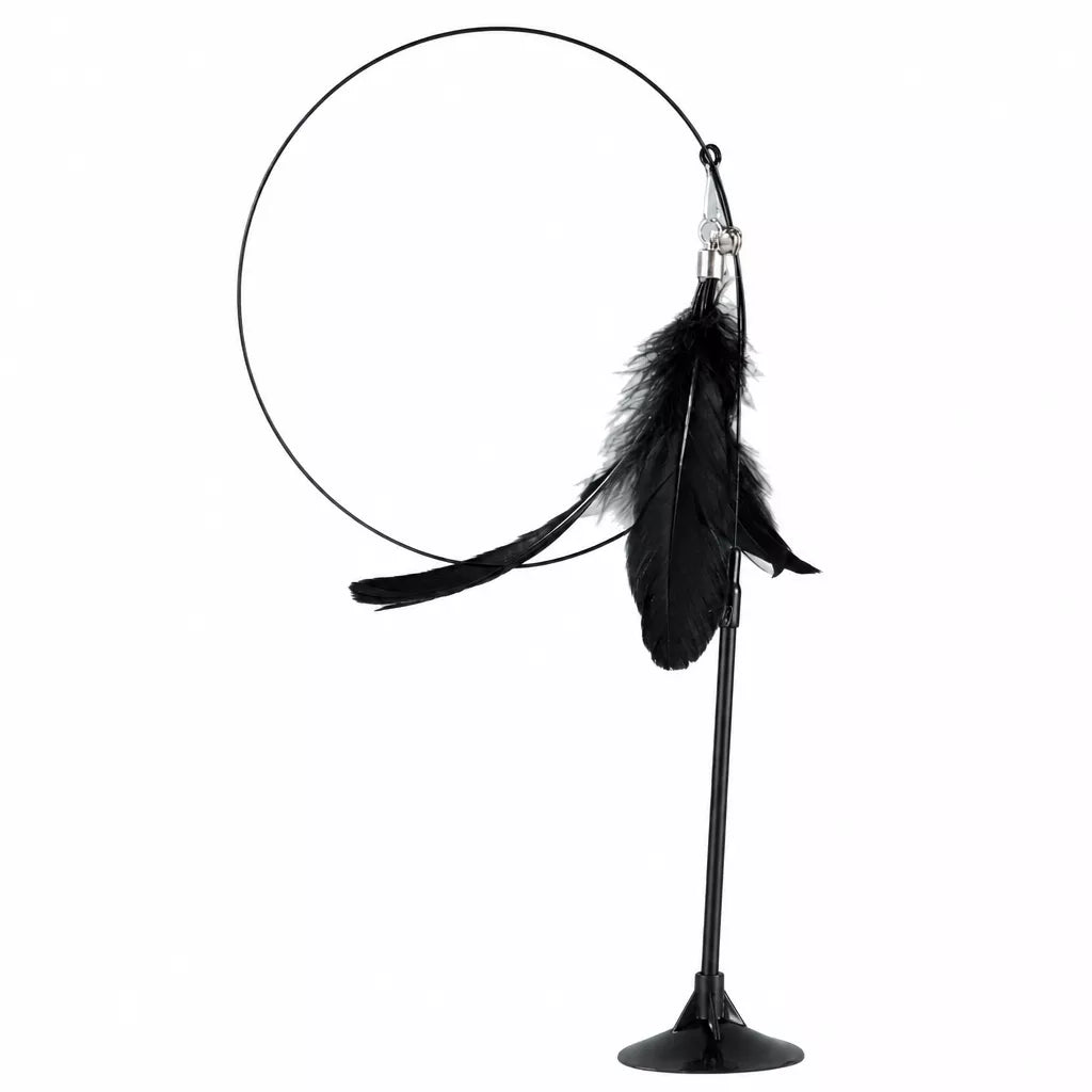 Suction Cup Cat Teaser Wand Toy