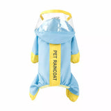 Hooded Reflective Dog Raincoat