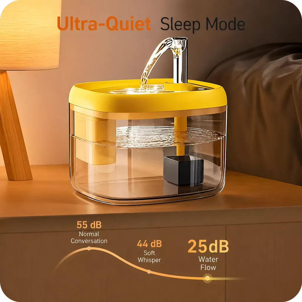 1.5L Automatic Pet Water Fountain with Filter for Cats & Dogs