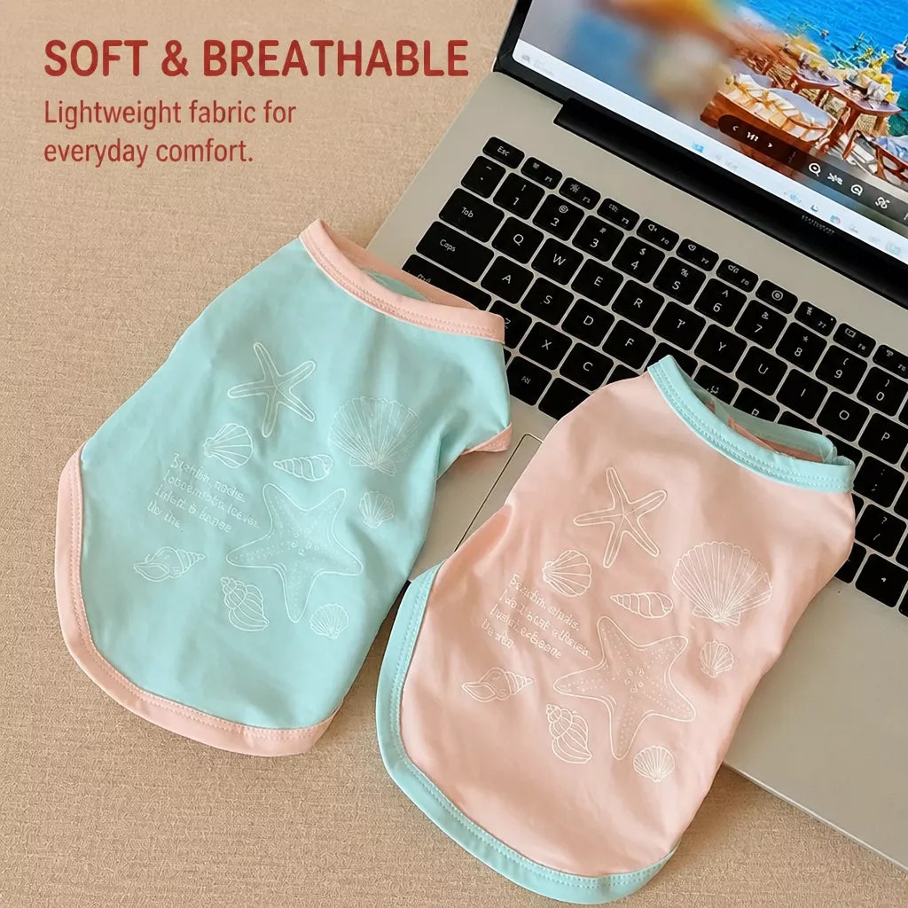 Cotton Tank Top for Small to Medium Dogs