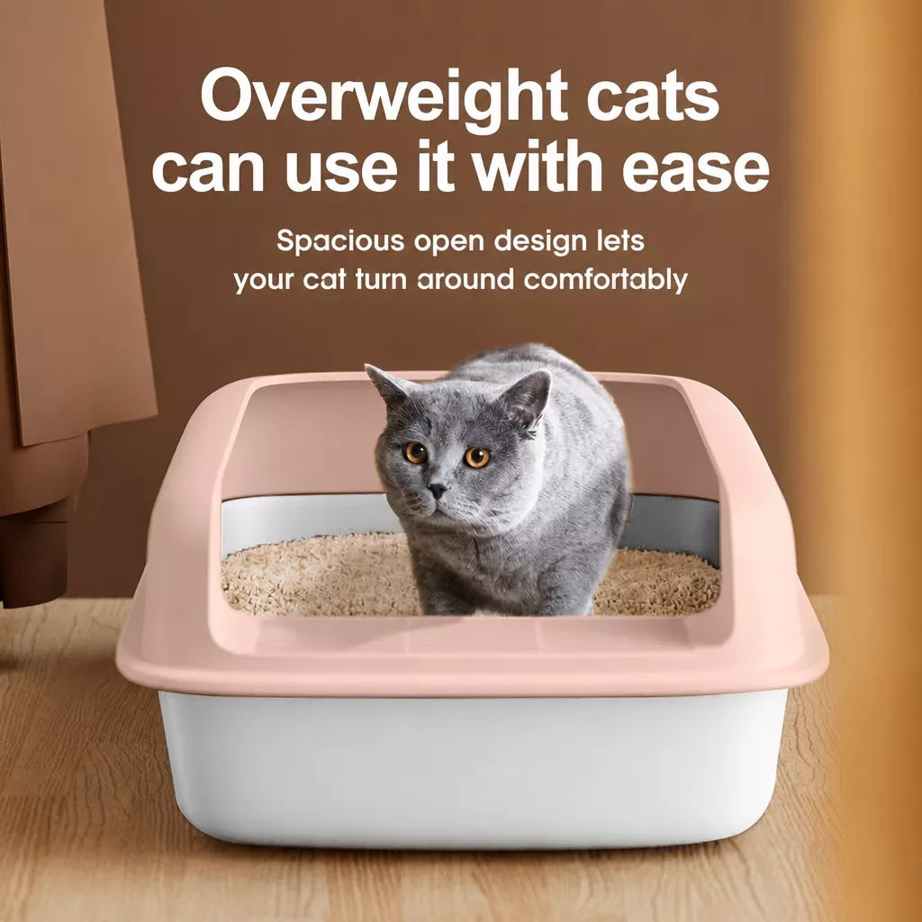 Enclosed Cat Litter Box with Scoop