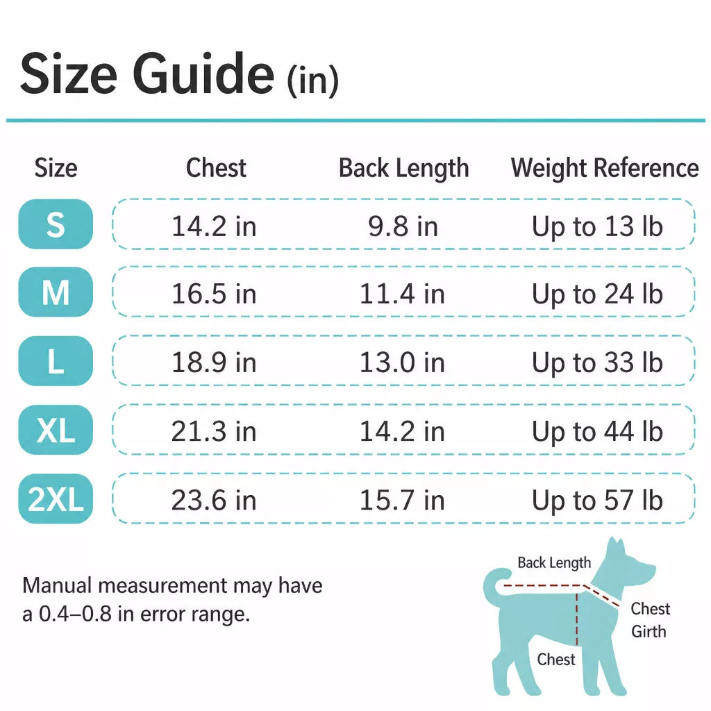Four-Legged Outdoor Suit for Dogs & Cats