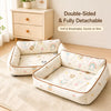 Washable Reversible Pet Bed for Small Dogs and Cats