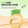 Shell-Shaped Deshedding Comb for Cats and Dogs