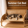 Nylon Cat Bed with Breathable Hammock-Style Design