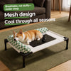 Portable Mesh Pet Cot with Removable Cushion