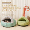 Cozy Semi-Enclosed Round Pet Bed for Cats and Small Dogs