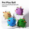 Squeaky Plush Rolling Ball Toy for Dogs