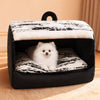 Tent-Style Dog Bed with Removable Washable Cover