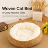 Woven Pet Bed for Cats and Small Dogs