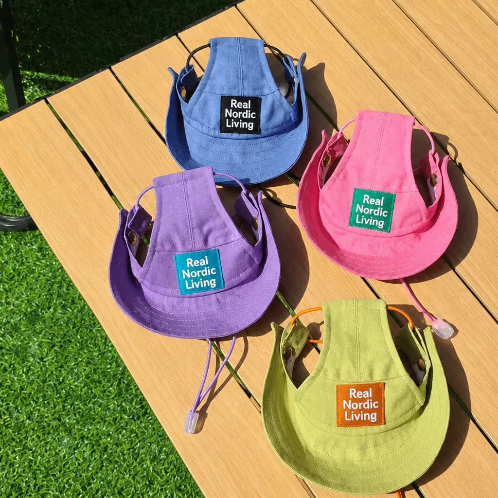 Canvas Outdoor Hat for Dogs and Cats