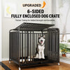 Heavy-Duty Iron Dog Crate with Bottom Tray
