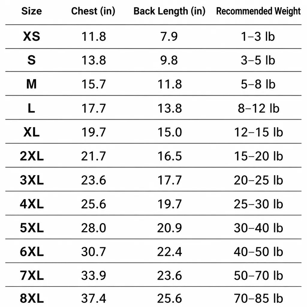Lightweight Four-Leg Pet Shirt for Dogs & Cats