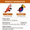 Squeaky Crinkle Dog Toy – Woodpecker or Red Fox