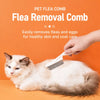 Plastic Fine-Tooth Flea Comb for Dogs and Cats