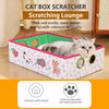 Corrugated Cardboard Cat House & Scratcher