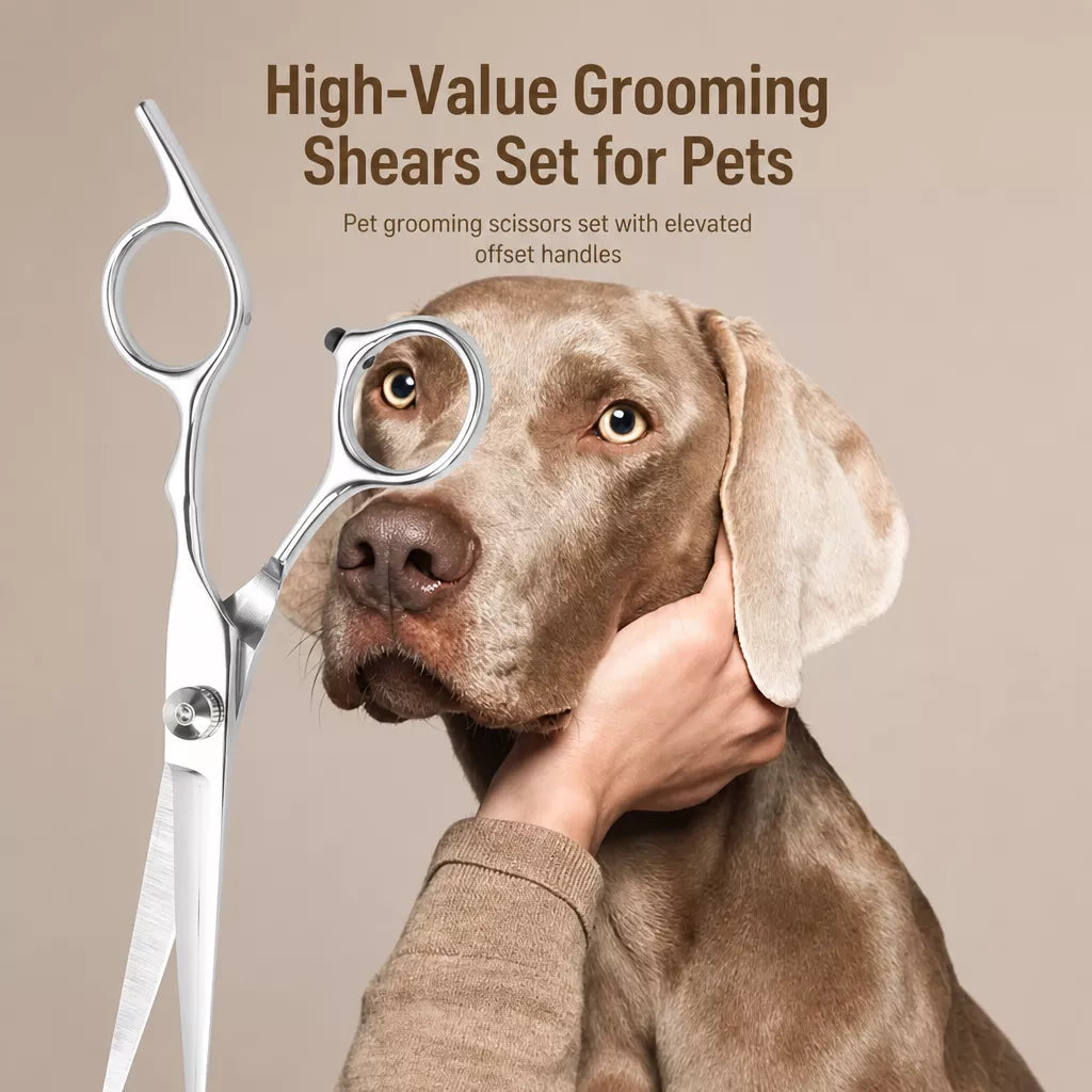 7-Inch Stainless Steel Pet Grooming Shears