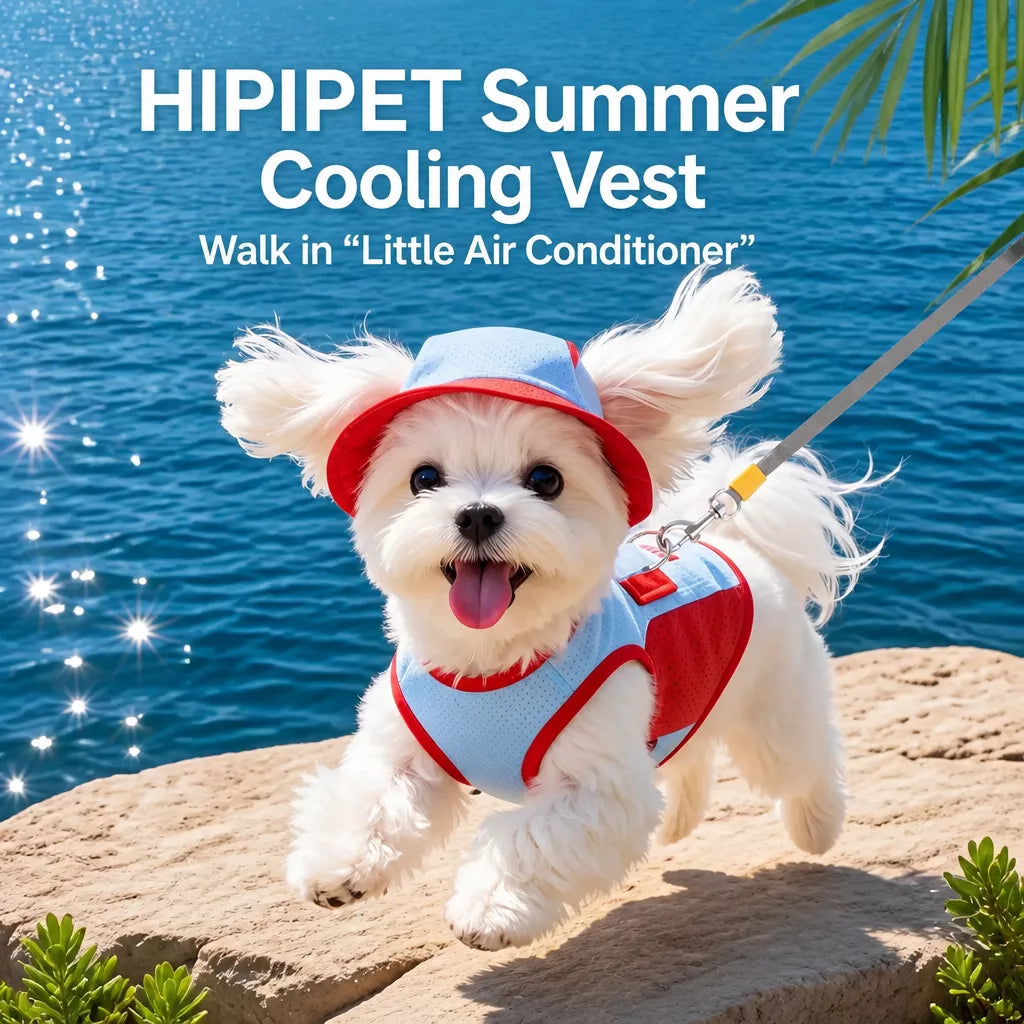 Lightweight Polyester Summer Vest for Small Dogs