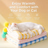 Cotton-Linen Pet Blanket Mat for Cats and Dogs