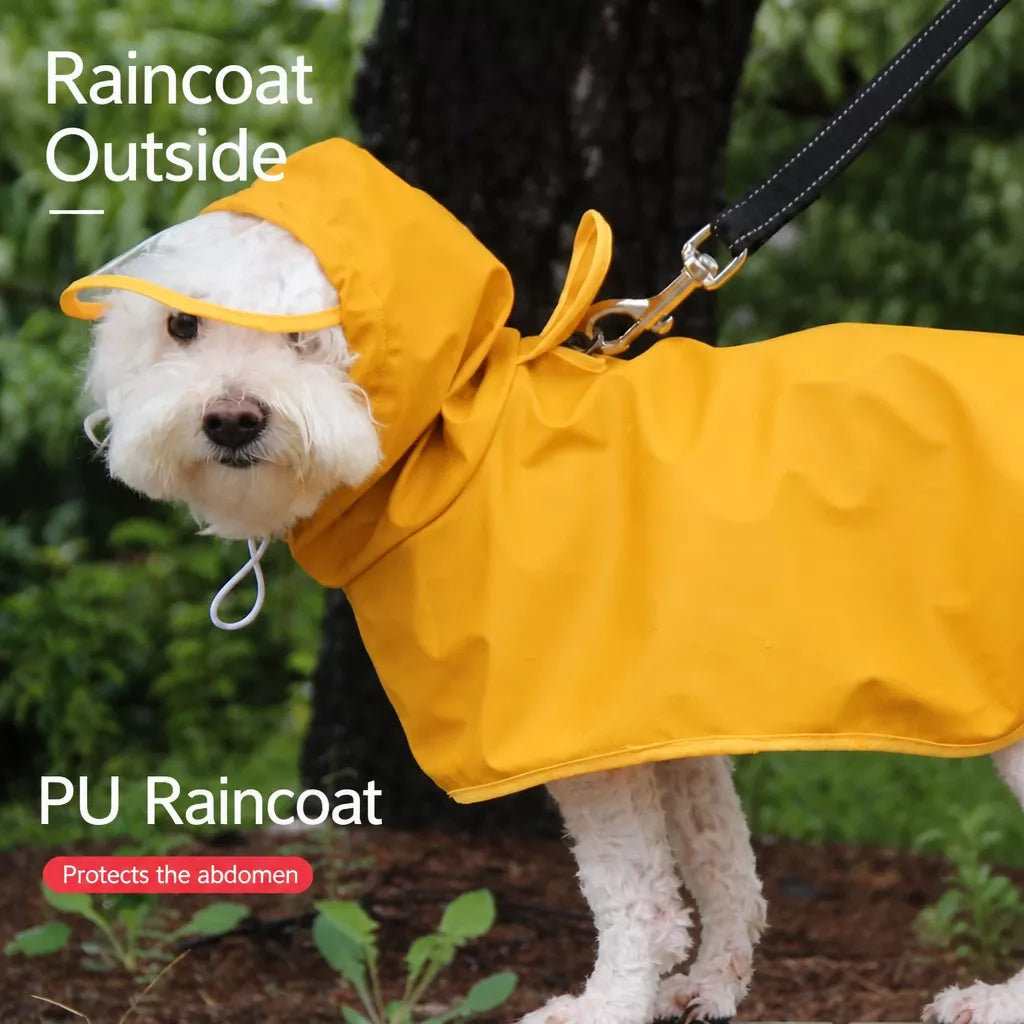 Full-Coverage Dog Raincoat Cape