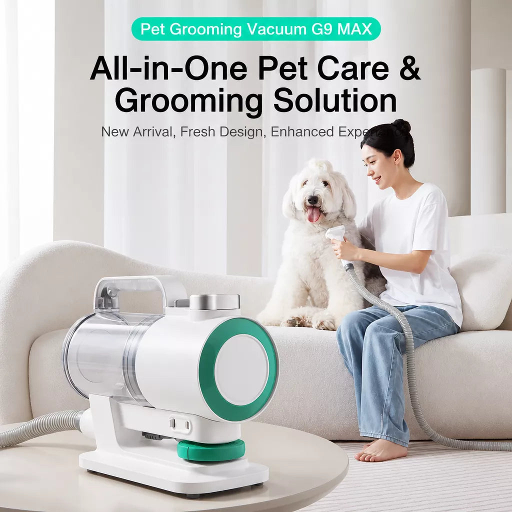 7-in-1 Pet Grooming Vacuum Clipper