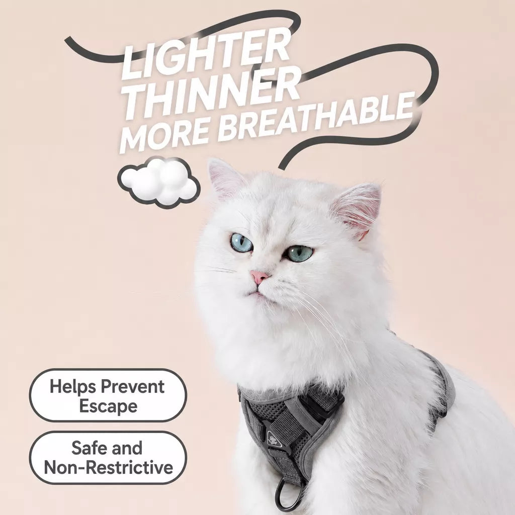 Adjustable Cat Harness and Leash